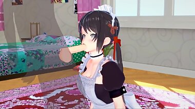 Glasgow's Maid Training - Azur Lane - 3D Hentai