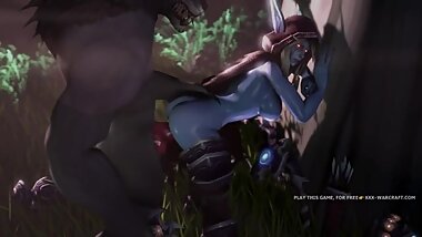 Sylvanas from wow gets fuck 2