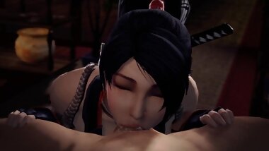 Momiji Blowjob (Animation W/Sound)