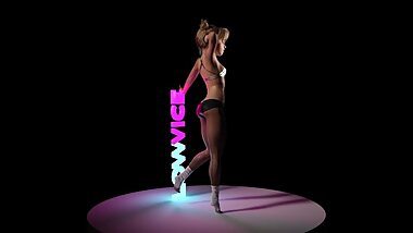 LowVice - Kay on the Turntable with Clothes