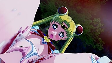 Sailor Moon wants you make a night service