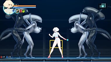 Alien Quest (part 6). Alien Sex Orgy with Girl