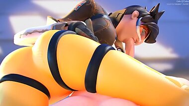 Overwatch Tracer Blowjob #4