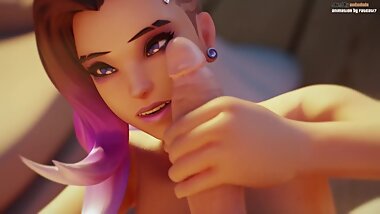 Overwatch Sombra Handjob #9