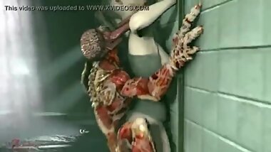 Claire Redfield vs Licker