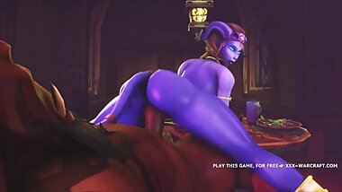 dick riding by draenei