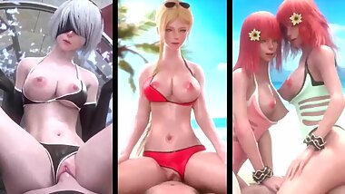 3d hentai sfm fucking compilation by EXGA