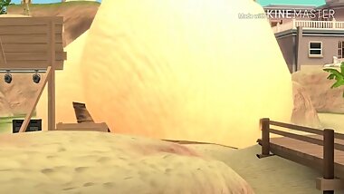 Sandy with Mega Cheeks