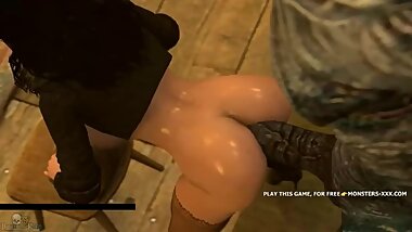 Yennefer 3D porn monster EPISODE