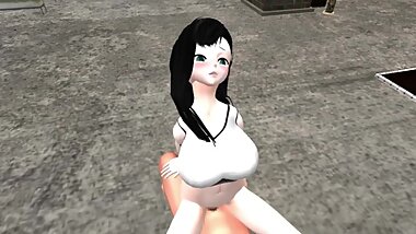 3D Hentai Anime Tifa FF7 Ride sex