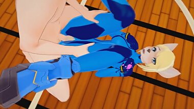 (3D Hentai)(Furry)(Metroid) Sex with Samus Aran