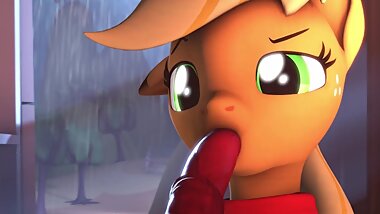 MLP 3D APPLEJACK BLOWJOB ON BIG MAC - SFM SOURCE FILMMAKER
