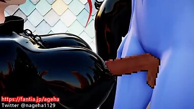 3d hentai busty girl tits fuck