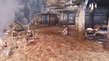 Skyrim - Orc Camp Censored