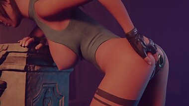 Isabela facialized by a monster
