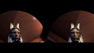 Fran Cowgirl Playing Cards and Fucking - Hentai VR
