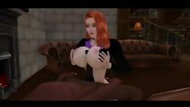 Library Orgy (3D Animated)