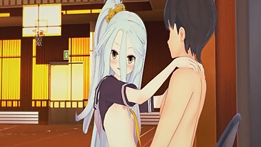 (3D Hentai)(No Game No Life) Sex with Shiro
