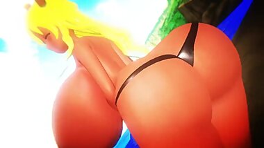 [Dragon maid] Lucoa sexy breast and butt expansion