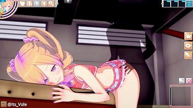 Koikatu Hentai Gameplay - Sex with the School's Star Cheerleader