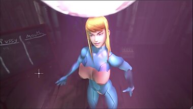 Sexy Samus Strips Top View POV [IKstudios]