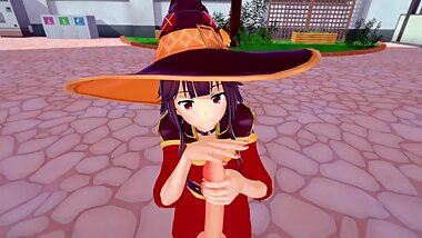 KonoSuba - Megumin 3D Hentai POV