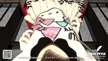 3D ANIME GIRL WAIST TICKLE TORTURE