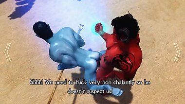 Warehouse Muscled Dudes Penetration Fucks