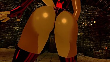 Vrchat Carmelita Fox Booty Shake Short