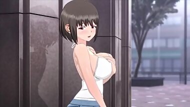Hentai couple fucking in toilett
