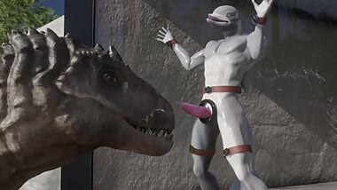 dolphin dino oral sex