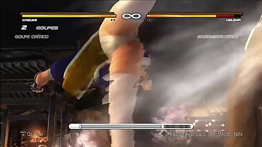 Dead or Alive 5 Kasumi & other girls upskirt panty shots while fighting !