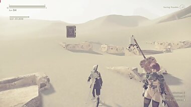 NieR:Automata GOTY 2B Nude Mod Sexy Outfit Full Walkthrough Part 19 JAP ENG