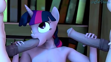 Starlight Glimmer X Twilight Sparkle [Threesome]