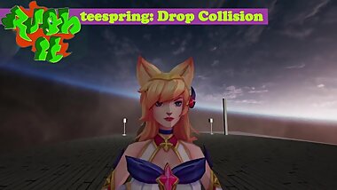 star guardian ahri final from League of Legends with Tiffany Tatum doing down soho