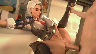Overwatch Ashe fucked