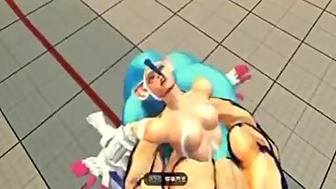 Felicia Bear Hug Ryona