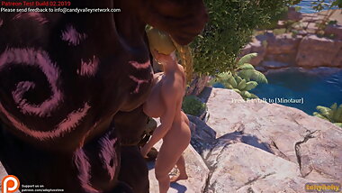 minotaur fucks his waifu