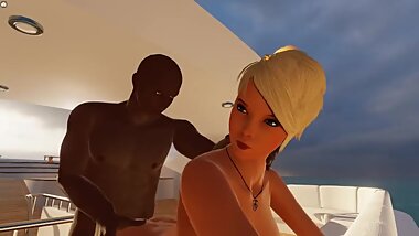 DaniEstrella taking Black cock - through the night and into the morning