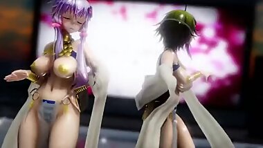 [MMD] R-18 Costume Disfraz De Amenaza Miku