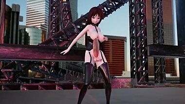 [3D MMD FUTANARI] - Dick-Tit Dance