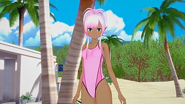 (3D Hentai)(Elf) Sex with beautiful Elf