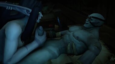 World of Warcraft Bones An Night Elf