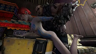 Borderlands Lilith and Brick (my first try in animation)