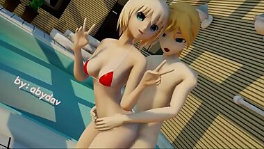 [MMD] Kiss me, Izumi.