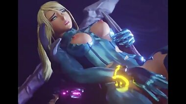 Une belle sexe intense entre Ridley et Samus Aran