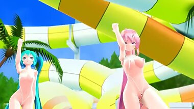 MMD Kiss me ????