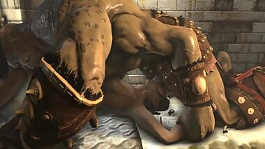 Monster black penetration