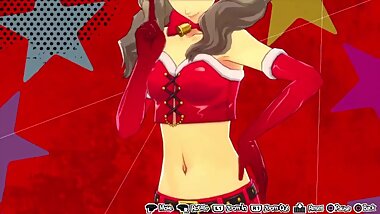Examining Ann (Santa Outfit)