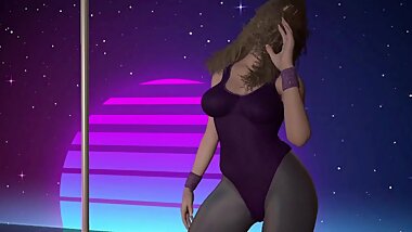 Eighties Poledancing